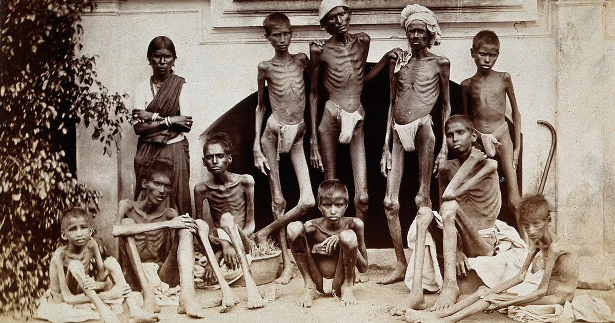 People affected from Famine