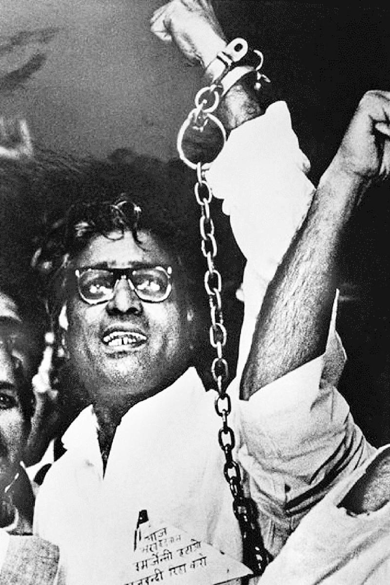 George Fernandes arrested after railway Union Strike