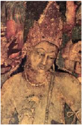 Sundri, wife of Buddha's Half brother Nanda, Paintings in India