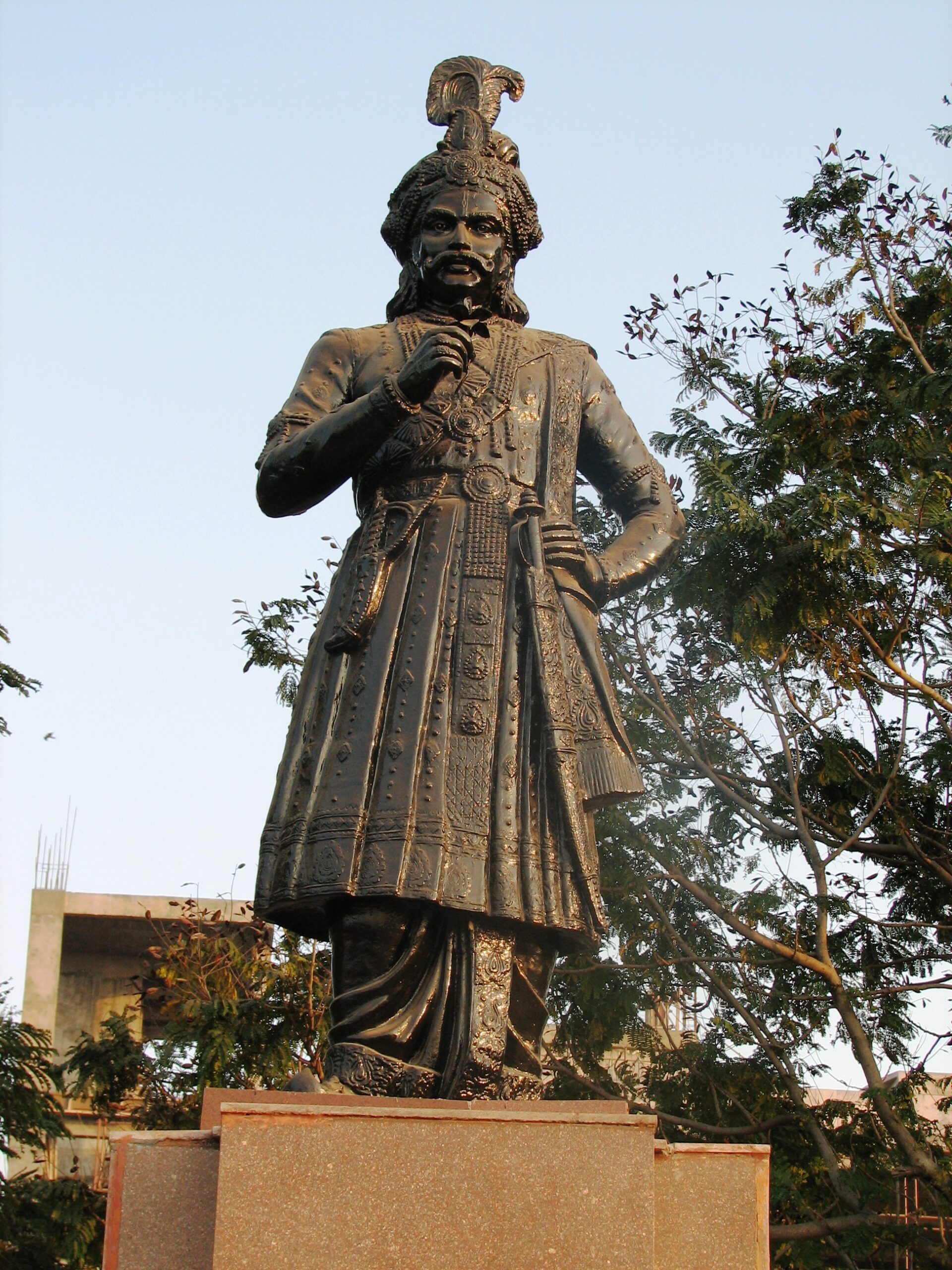 Sculpture of Krishnadevraya, South India