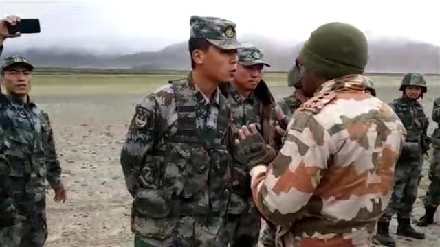 Indian & Chinese Army at Galwan Valley, China